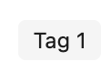 borderless concept on a Tag component in Ant Design.