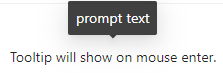 basic concept on a Tooltip component in Ant Design.