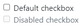 Default (stacked) concept on a Checkbox component in Bootstrap.
