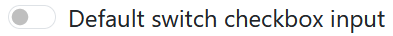 label concept on a Switch component in Bootstrap.