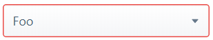 isInvalid concept on a Select component in Evergreen.