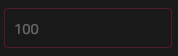disabled concept on a InputNumber component in FAST.