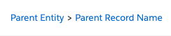basic concept on a Breadcrumb component in Lightning Design System.
